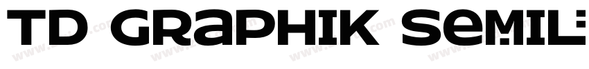 TD Graphik Semilight字体转换